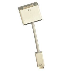 Genuine Apple Mini DVI Male to DVI-D Female Adapter Cable Digital AV Dongle OEM